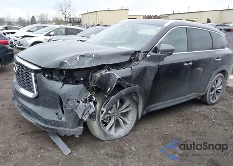 2025 Infiniti Qx60 Luxe Awd из США, поврежденный, VIN 5N1AL1FS3SC343022